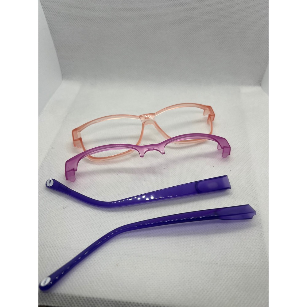 Funoogles Eyewear Kids Larkin Peach Pink Purple Glasses Frame Parts 48-18-135